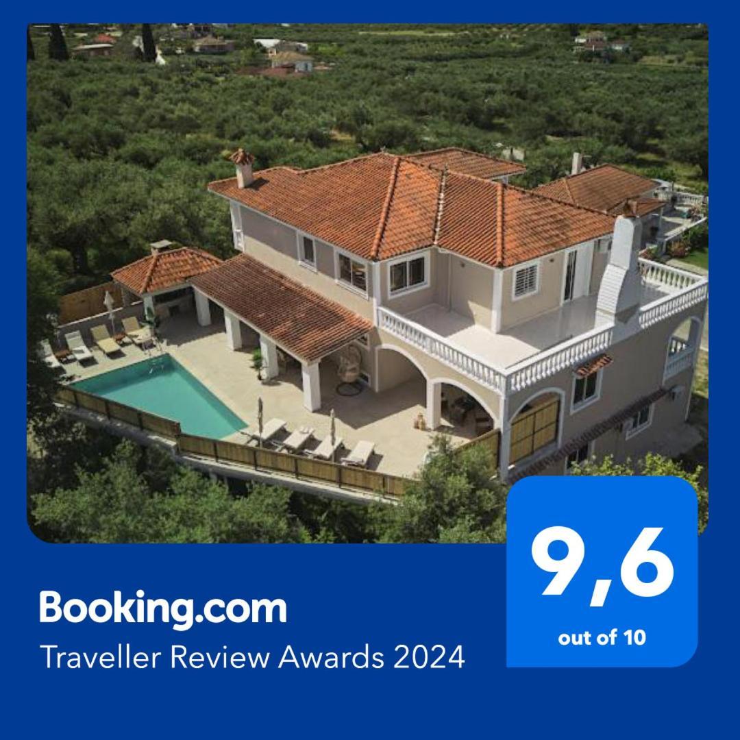 Galadriel Villa With Private Pool & Jacuzzi Κάτω Γερακάρι Εξωτερικό φωτογραφία